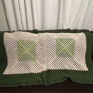 NWOT Crocheted Afghan 60”L X 42”W